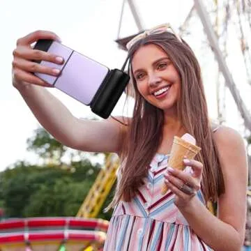 HUAENG USB C Portable Charger Power Bank 5500mAh, 18W PD Type-C Fast Charging Portable Phone Charger for iPhone 16/15 Series, Galaxy S23 S21,Google Pixel, LG Android Phones-Black