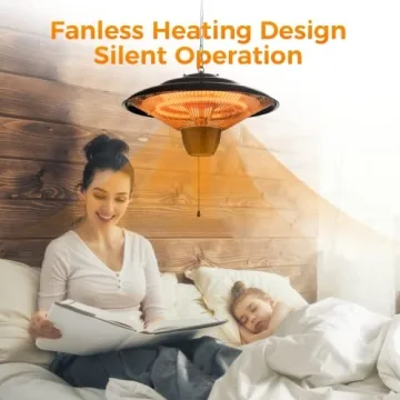 Air Choice 1500W Silent Waterproof Electric Patio Heater