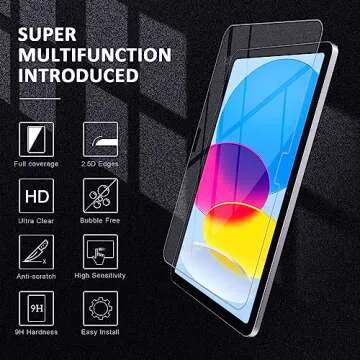 TopEsct 2-Pack Screen Protector for iPad 10th Gen