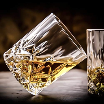 DeeCoo Whiskey Glasses - Premium 10 & 11 OZ Set of 6