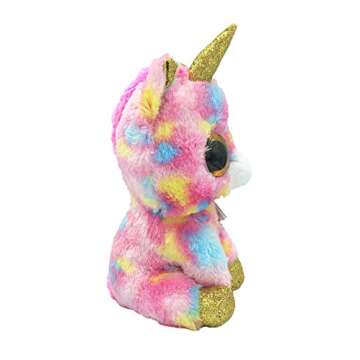 Ty Beanie Boo Fantasia The Colorful Unicorn 10" Medium Size