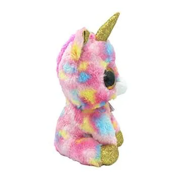 Ty Beanie Boo Fantasia The Colorful Unicorn 10" Medium Size