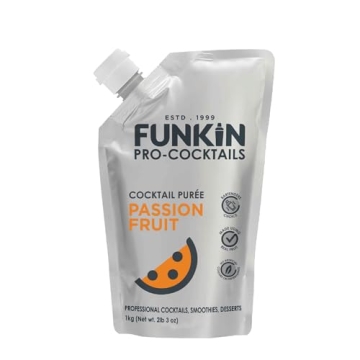 Funkin Passion Fruit Puree | Real Fruit Natural Mixer for Cocktails and Smoothies