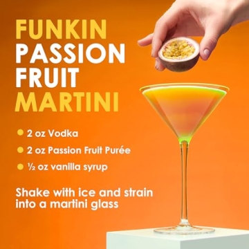 Funkin Passion Fruit Puree Natural Mixer for Cocktails Smoothies