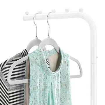 Whitmor Magnetic Laundry Valet Hanging Rod for Easy Drying