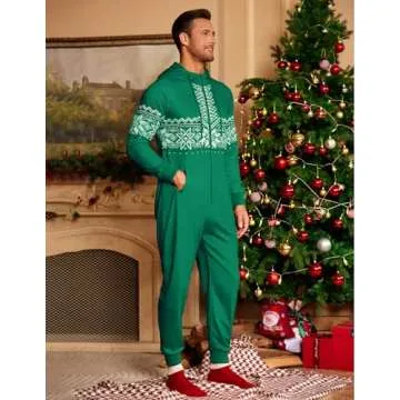 COOFANDY Men's Stylish Drawstring Hooded Jumpsuit