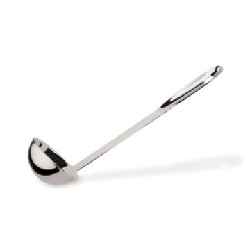 All-Clad Specialty Stainless Steel Kitchen Gadgets Large Soup Ladle Kitchen Tools, Kitchen Hacks Sil...