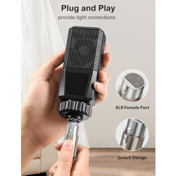 VIOY XLR Microphone Cable 15 FT for Clear Sound Excellence