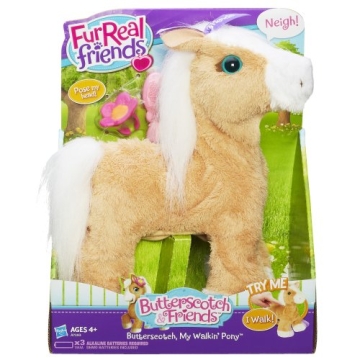 FurReal Friends Butterscotch My Walking Pony Plush - Interactive Fun
