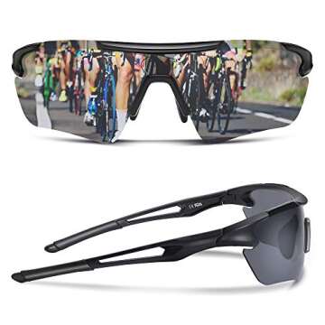 BEACOOL Polarized Sports Sunglasses for All Outdoor Activities