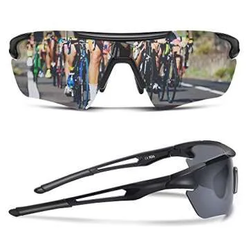 BEACOOL Polarized Sports Sunglasses for All Outdoor Activities