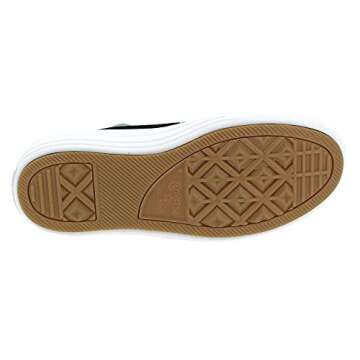 Converse Women's Gym Gymnastics Shoe, Black White, 5.5