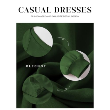 Stylish BLENCOT Mini Dress for Women Fall Winter 2025