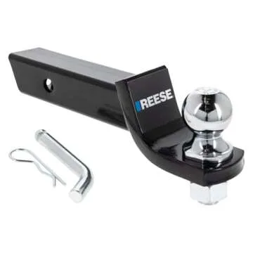 Reese 21536 Trailer Hitch Ball Mount Starter Kit, Fits 2 Inch Square Receiver, 2 Inch Drop, 6,000 lb...