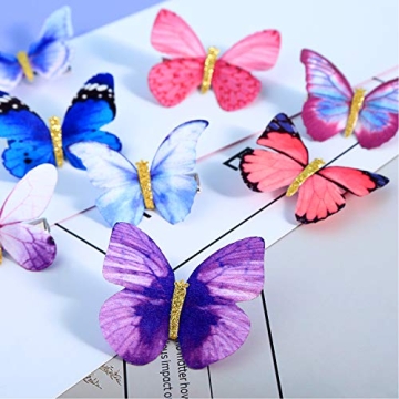 Glitter Butterfly Hair Clips for Teens & Women - 18 Pcs