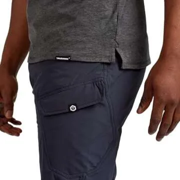 TRUEWERK Men's Tech Polo Shirts - Work Performance Polo, Small Grey