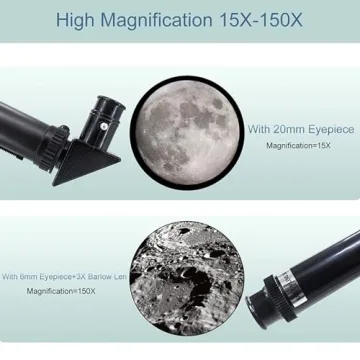 Beginner-friendly 70mm Telescope with Phone Adapter