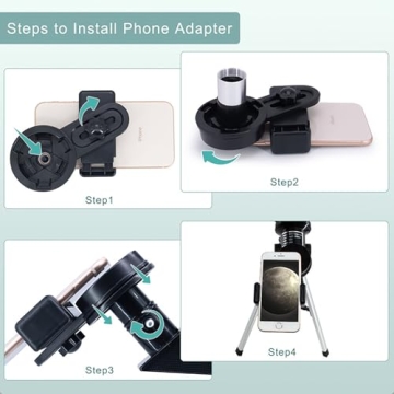 Beginner-friendly 70mm Telescope with Phone Adapter