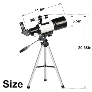 Beginner-friendly 70mm Telescope with Phone Adapter