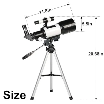 Beginner-friendly 70mm Telescope with Phone Adapter