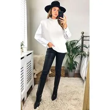 PRETTYGARDEN Stylish Women's Mock Neck Sweater Vest