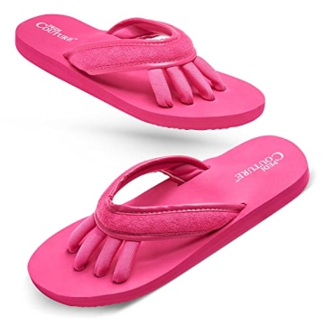 Pedi Couture Comfortable Pedicure Sandals - Spa Style Flip Flops for Women