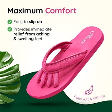 Comfortable Pedicure Sandals with Toe Separators for Women