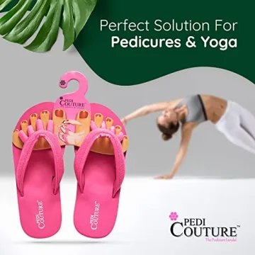 Comfortable Pedicure Sandals with Toe Separators for Women
