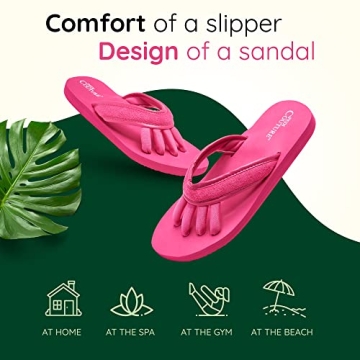 Comfortable Pedicure Sandals with Toe Separators for Women