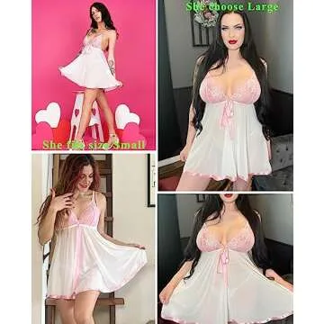 Avidlove Women's Lace Babydoll - Romantic Sleepwear
