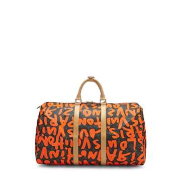 Louis Vuitton Stephen Sprouse Orange Keepall 50 Stylish Travel Bag
