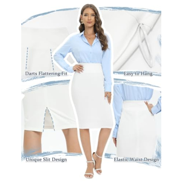 Stylish Tapata Women's Pencil Skirt for Office & Casual Wear