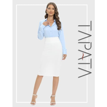 Stylish Tapata Women's Pencil Skirt for Office & Casual Wear