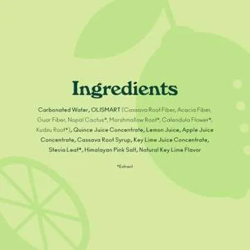 OLIPOP Prebiotic Soda Pop, Lemon Lime, Pantry Pack Packed with Prebiotics, Fiber, and Botanicals, Gluten Free, Vegan, GMO Free, 12oz (12-Cans)