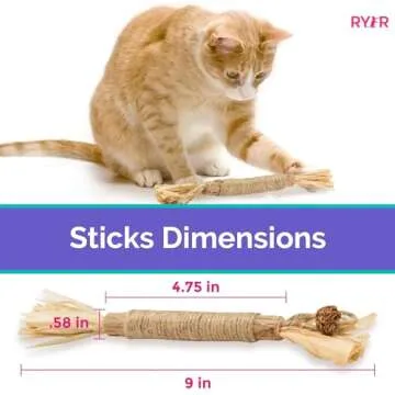 RYERCAT Silvervine Chew Sticks for Happy Cats