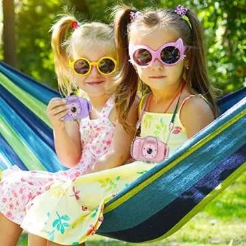 Agoigo Kids Waterproof Camera Toys for 3-12 Year Old Boys Girls Christmas Birthday Gifts Children's HD Video Digital Action Cameras Child Indoor Outdoor Toddler Camera, 2 Inch Screen (Pink)