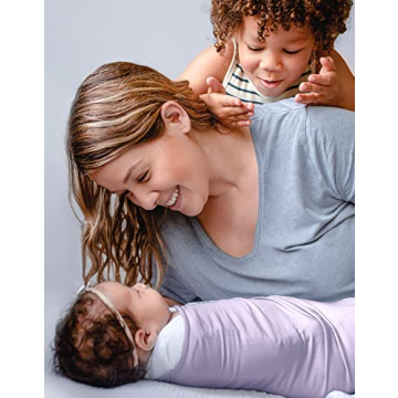 The Ollie Swaddle - Helps to Reduce The Moro (Startle) Reflex - Made from a Custom Designed Moisture-Wicking Material