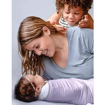 The Ollie Swaddle - Helps to Reduce The Moro (Startle) Reflex - Made from a Custom Designed Moisture-Wicking Material