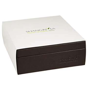 Shangri-La Tea Company Organic Luxury Teabag Collection, 81 Hot Tea Bags, 8 Different Flavors, Custo...