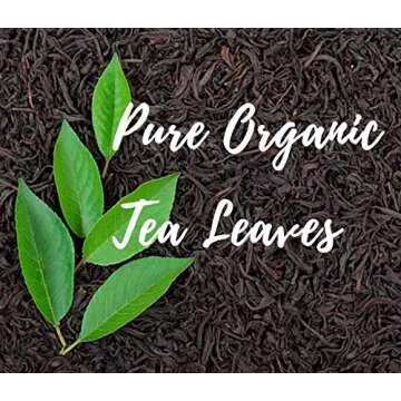 Shangri-La Tea Company Organic Luxury Teabag Collection, 81 Hot Tea Bags, 8 Different Flavors, Custom Leather Gift Box, Assorted 1 Count