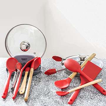 SleepySpoon - Multipurpose Kitchen Spoon Rest & Lid Holder