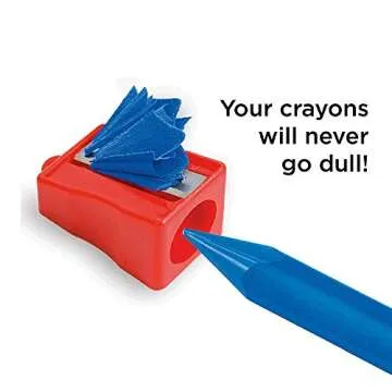 Faber-Castell Back to School Beeswax Crayon Coloring Set - 24 Beeswax Crayons, Crayon Sharpener & Doodle Pad, Multi (FC14339)