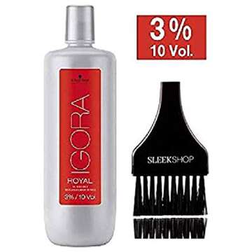 Schwarzkopf Igora ROYAL Oil Developer (STYLIST KIT) Hydrogen Peroxide, 33.8 oz / 1000ml (3% / 10 Volume)