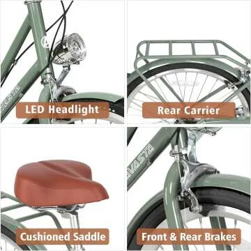 AVASTA 26" Women's Hybrid Bike - Step Through Comfort