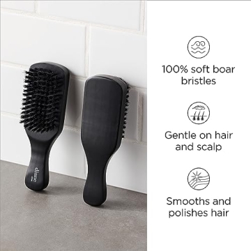 Diane Boar Bristle Wave Brush for Smooth Hair Styling