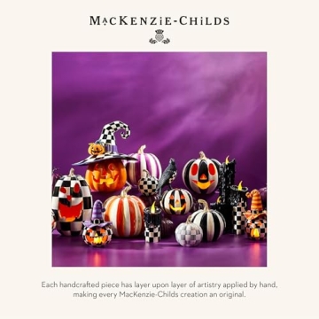 MacKenzie-Childs Mini Decorative Pumpkin for Autumn Decor