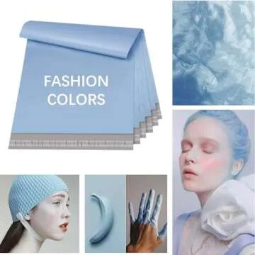 Metronic Poly Mailers 10x13 100 Pcs | Medium Size Shipping Bags for Clothing | Large Poly Mailer Bags, Shipping Envelopes, Mailing Bags for Small Business,Waterproof and Tear-Proof Poly Bags Blue