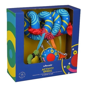 Manhattan Toy Whoozit Activity Spiral Plush Toy