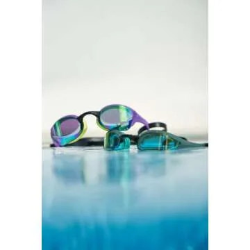 Arena Unisex Cobra Ultra Swipe Racing Swim Goggles for Men and Women Swipe Anti-Fog Technology Polycarbonate Mirror Lens, Yellow Copper/White