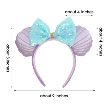 Charming JIAHANG Mouse Ear Headband for Disney Lovers